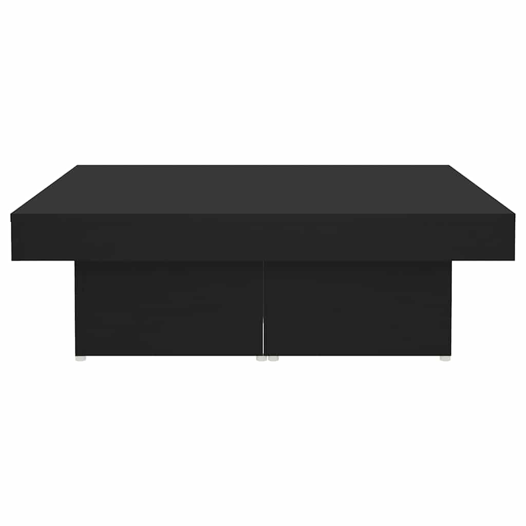 Couchtisch Schwarz 90x90x28 cm Holzwerkstoff