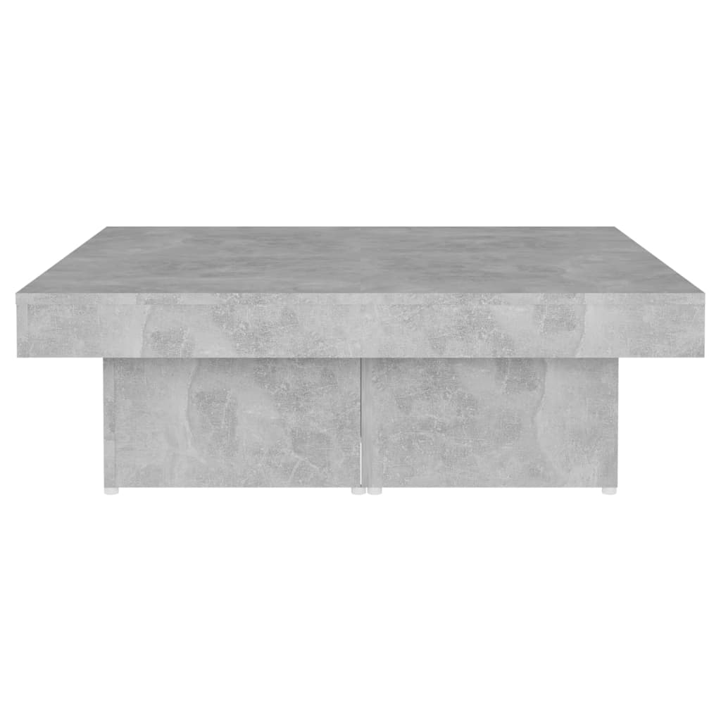 Couchtisch Betongrau 90x90x28 cm Holzwerkstoff