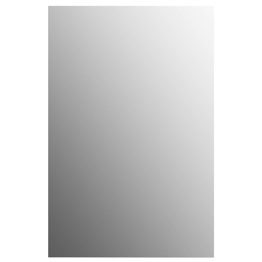 Wandspiegel mit LED-Beleuchtung Rechteckig Glas