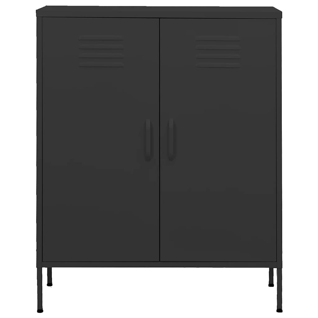 Lagerschrank Anthrazit 80x35x101,5 cm Stahl
