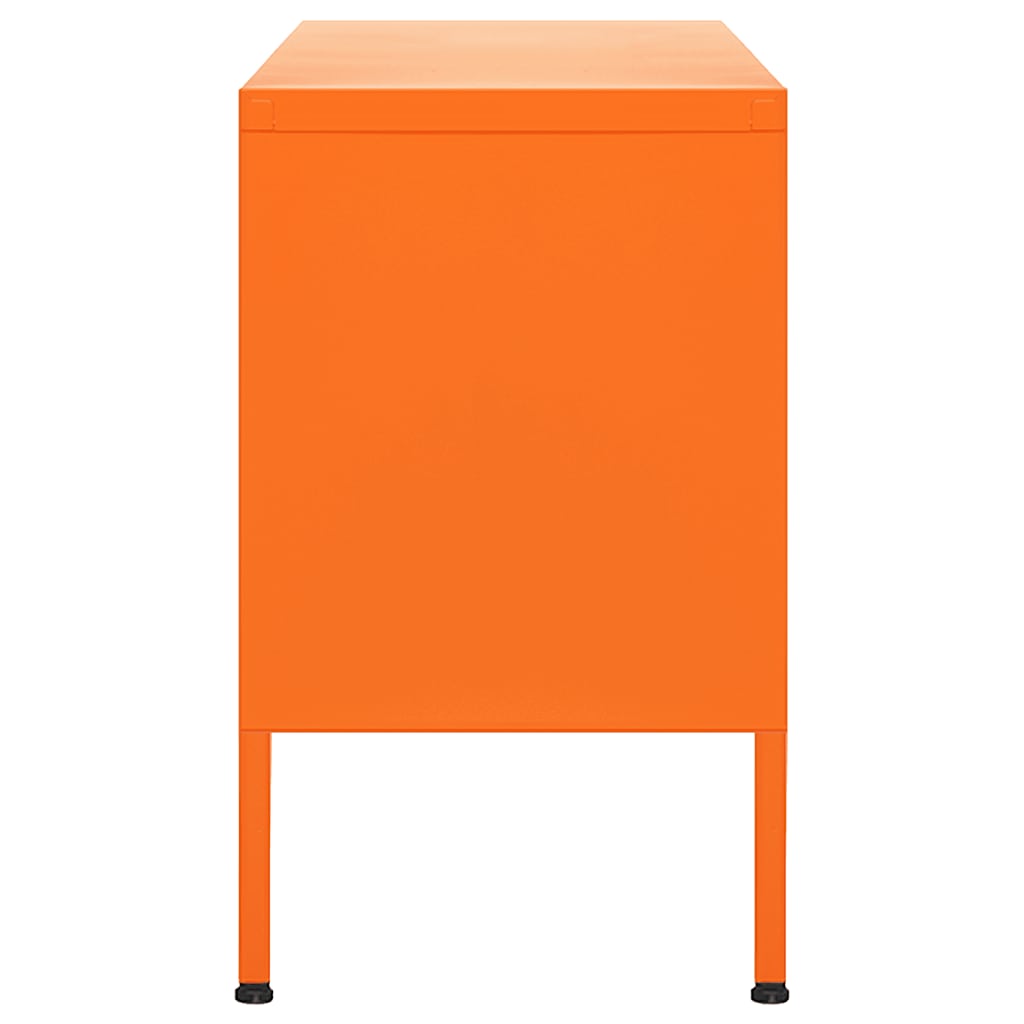 TV-Schrank Orange 105x35x50 cm Stahl