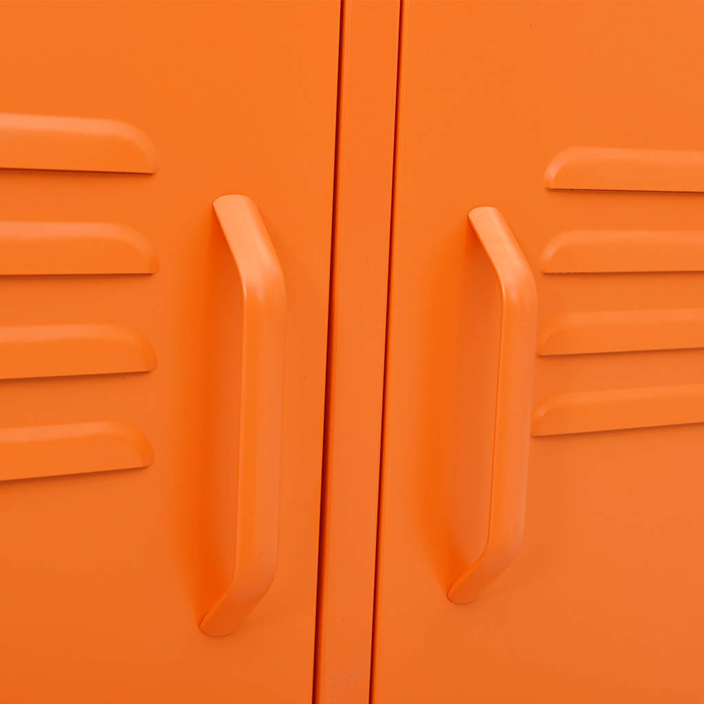 TV-Schrank Orange 105x35x50 cm Stahl
