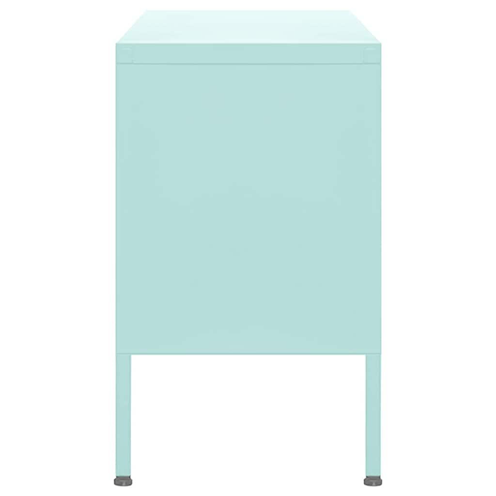TV-Schrank Minzgrün 105x35x50 cm Stahl