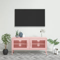 TV-Schrank Rosa 105x35x50 cm Stahl