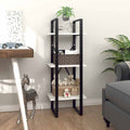 Bücherregal 3 Fächer Weiß 40x30x105 cm Holzwerkstoff