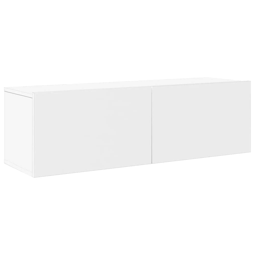 4-tlg. TV-Schrank-Set Weiß Holzwerkstoff