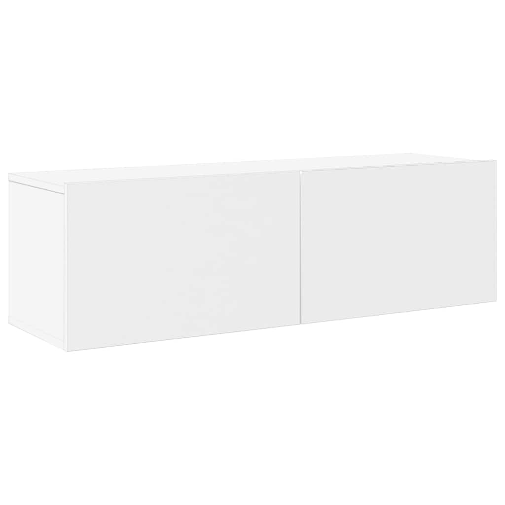 6-tlg. TV-Schrank-Set Weiß Holzwerkstoff