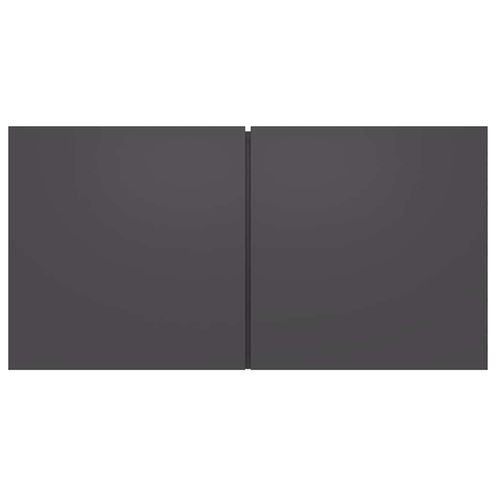 3-tlg. TV-Schrank-Set Grau Holzwerkstoff