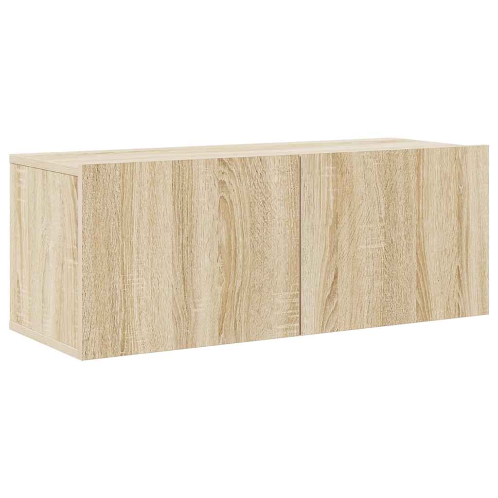 8-tlg. TV-Schrank-Set Sonoma-Eiche Holzwerkstoff