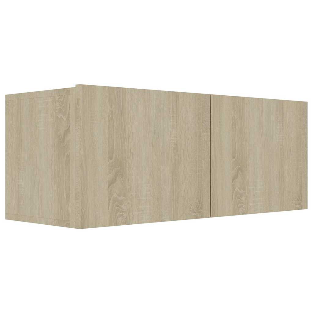 3-tlg. TV-Schrank-Set Sonoma-Eiche Holzwerkstoff