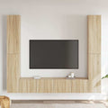 6-tlg. TV-Schrank-Set Sonoma-Eiche Holzwerkstoff