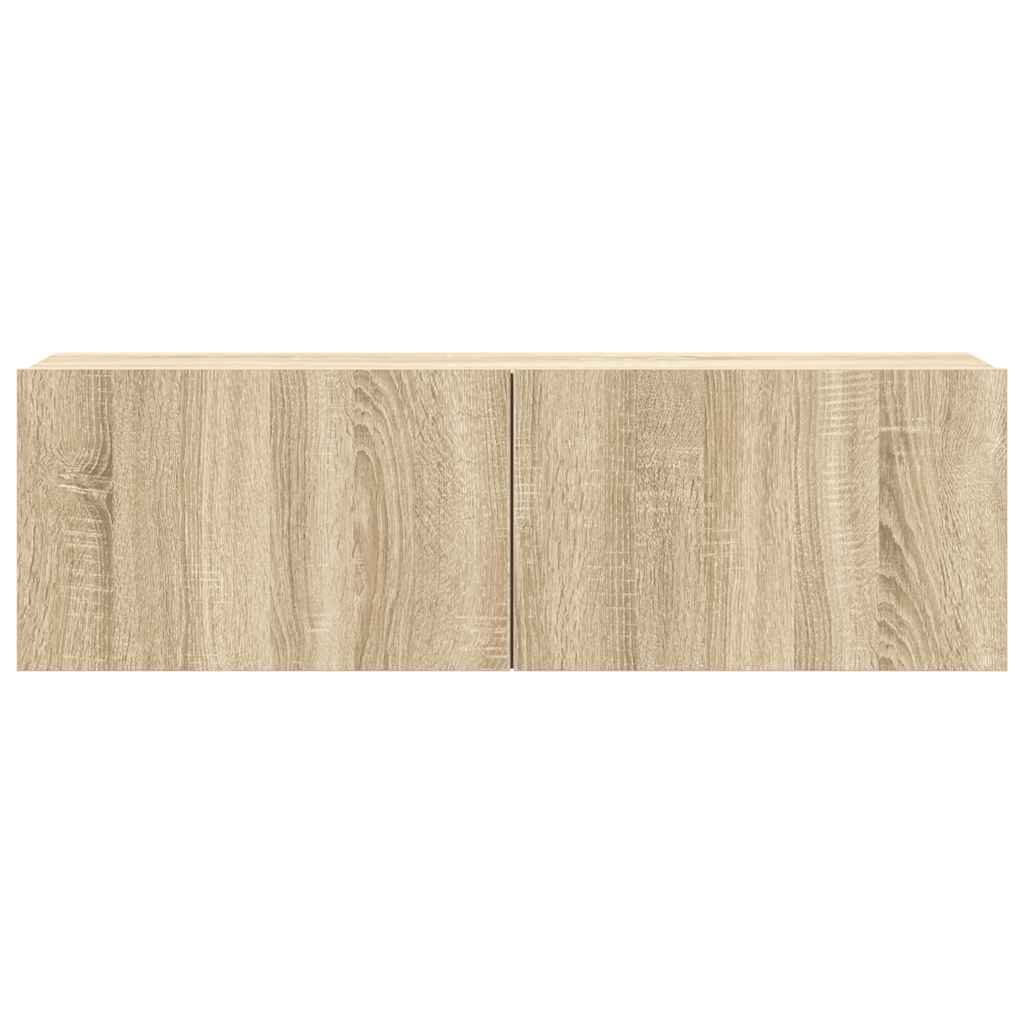 6-tlg. TV-Schrank-Set Sonoma-Eiche Holzwerkstoff