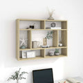 Wandregal Sonoma-Eiche 75x16x55 cm Holzwerkstoff