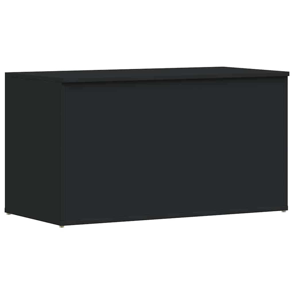 Aufbewahrungstruhe Schwarz 84x42x46 cm Holzwerkstoff