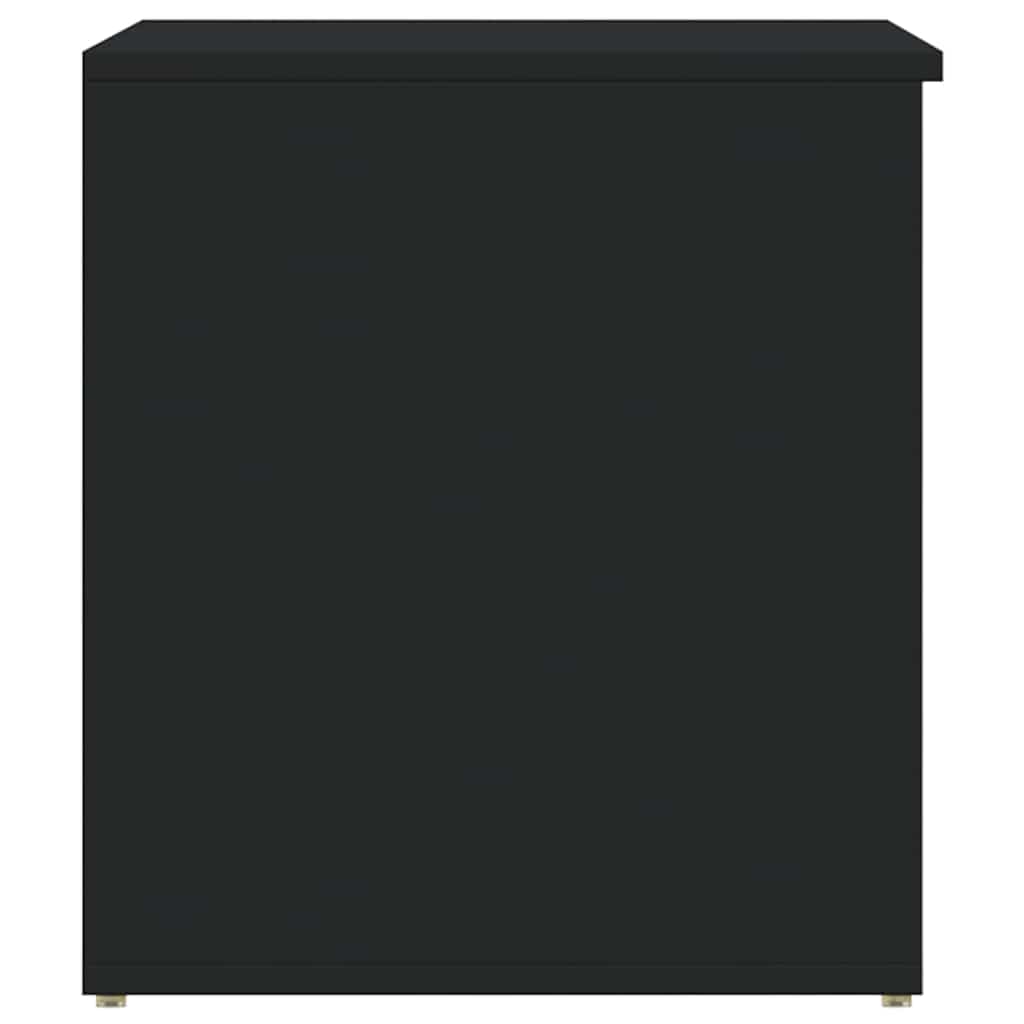 Aufbewahrungstruhe Schwarz 84x42x46 cm Holzwerkstoff
