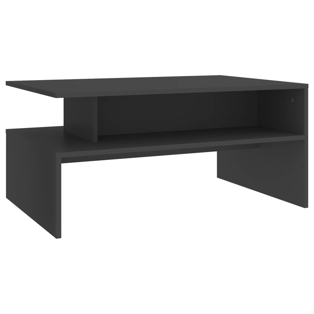 Couchtisch Grau 90x60x42,5 cm Holzwerkstoff