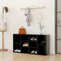 Schuhbank Schwarz 103x30x55 cm Holzwerkstoff