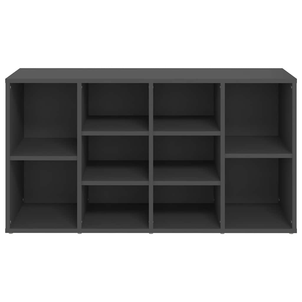 Schuhbank Grau 103x30x55 cm Holzwerkstoff
