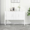 Sideboard Weiß 105x35x75 cm Stahl