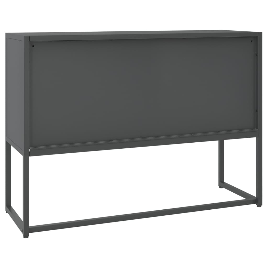 Sideboard Anthrazit 105x35x75 cm Stahl
