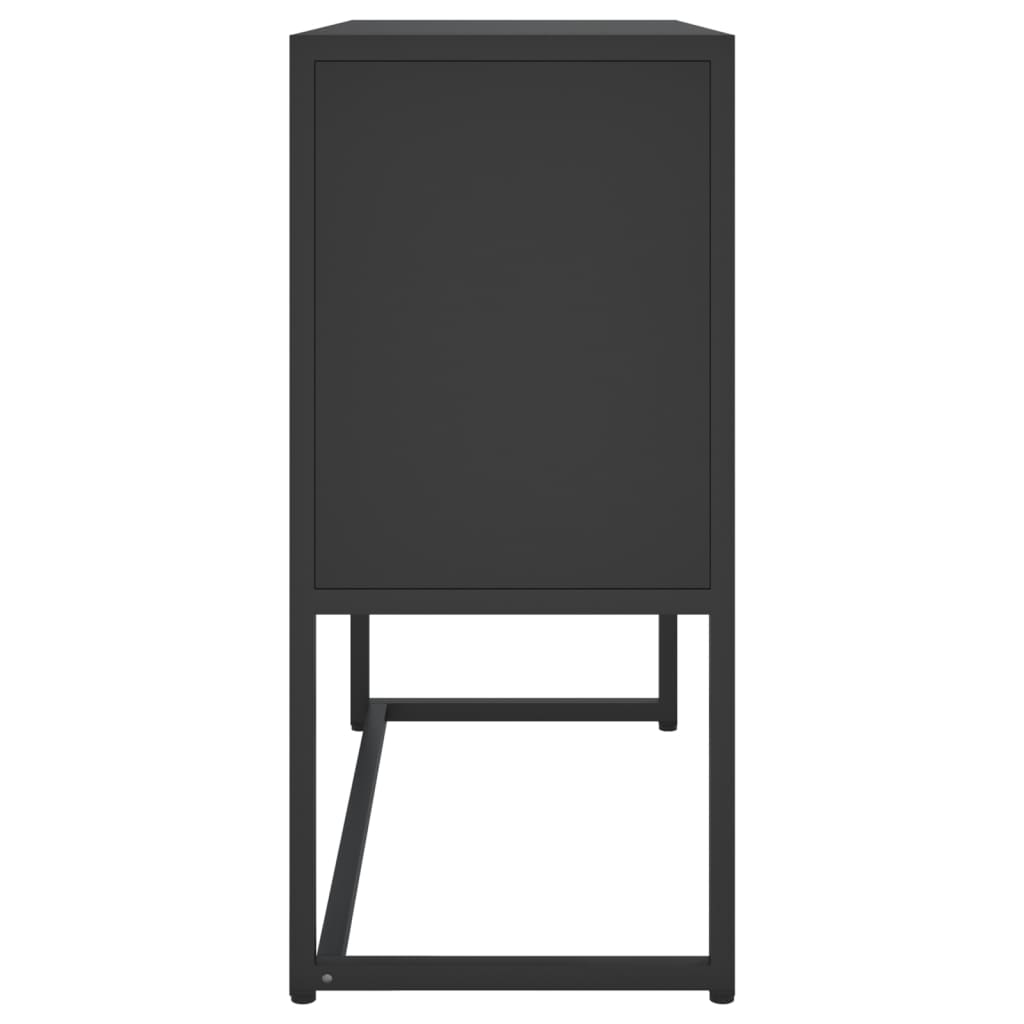 Sideboard Schwarz 75x35x75 cm Stahl