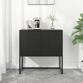 Sideboard Schwarz 75x35x75 cm Stahl