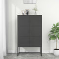 Highboard Anthrazit 80x35x135 cm Stahl