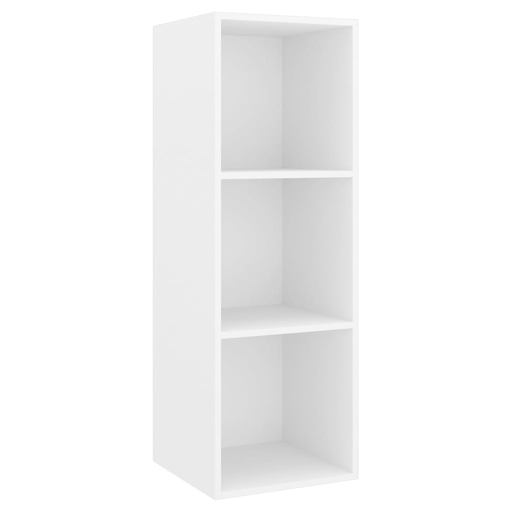 2-tlg. TV-Schrank-Set Weiß Holzwerkstoff