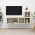 2-tlg. TV-Schrank-Set Sonoma-Eiche Holzwerkstoff