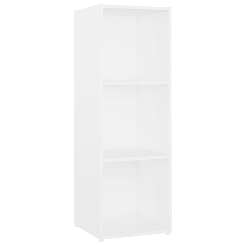 TV-Schränke 2 Stk. Weiß 107x35x37 cm Holzwerkstoff