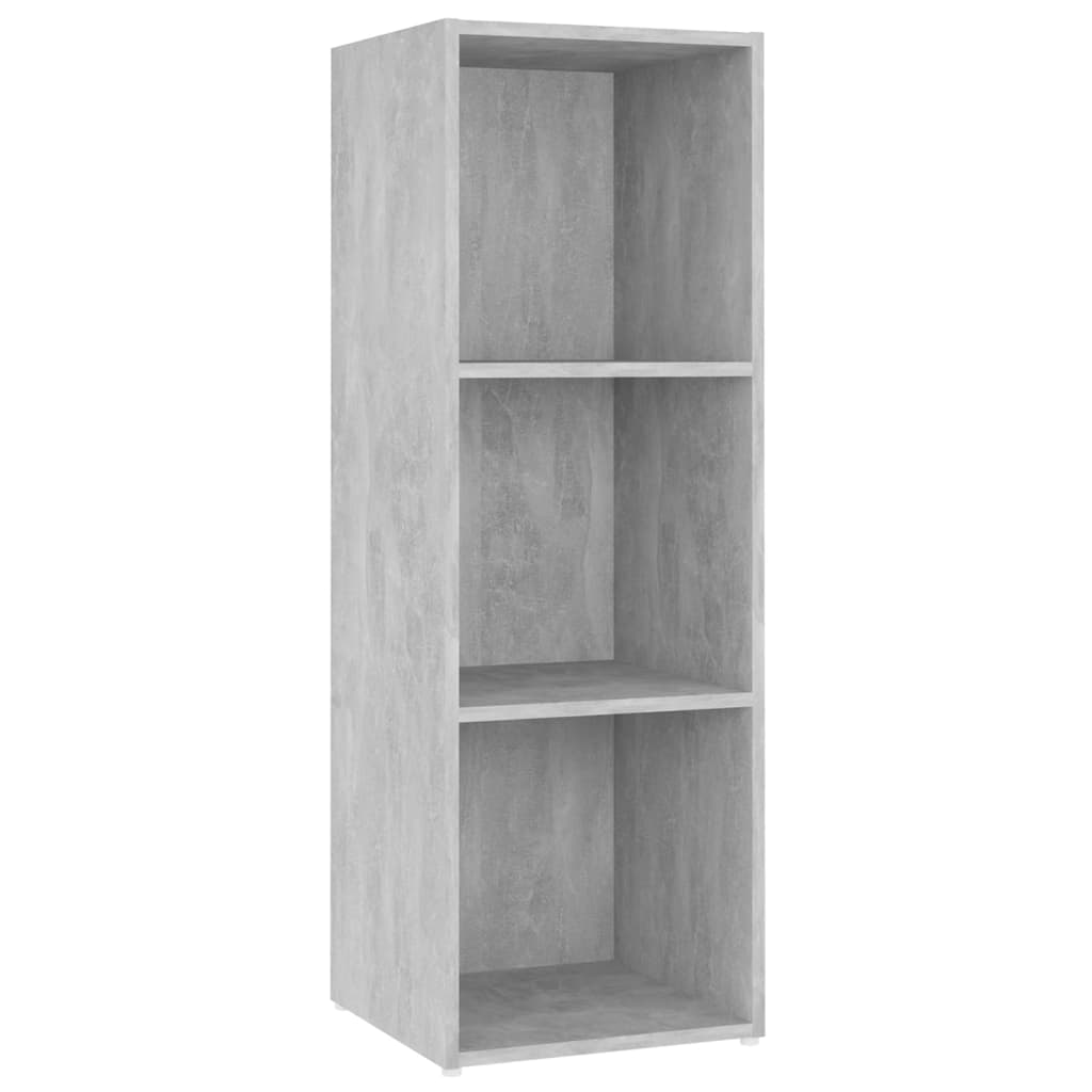 TV-Schränke 4 Stk. Betongrau 107x35x37 cm Holzwerkstoff