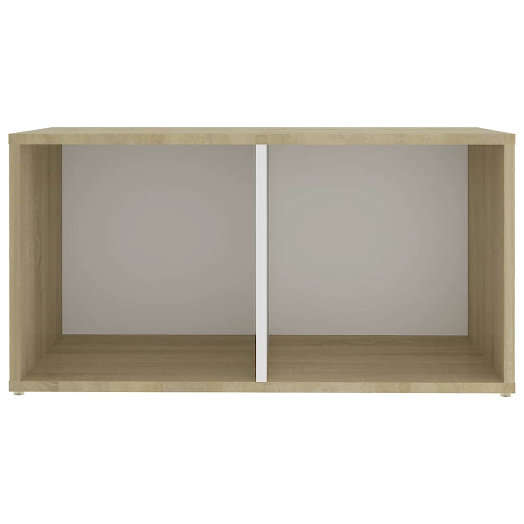 6-tlg. TV-Schrank-Set Weiß Sonoma-Eiche Holzwerkstoff
