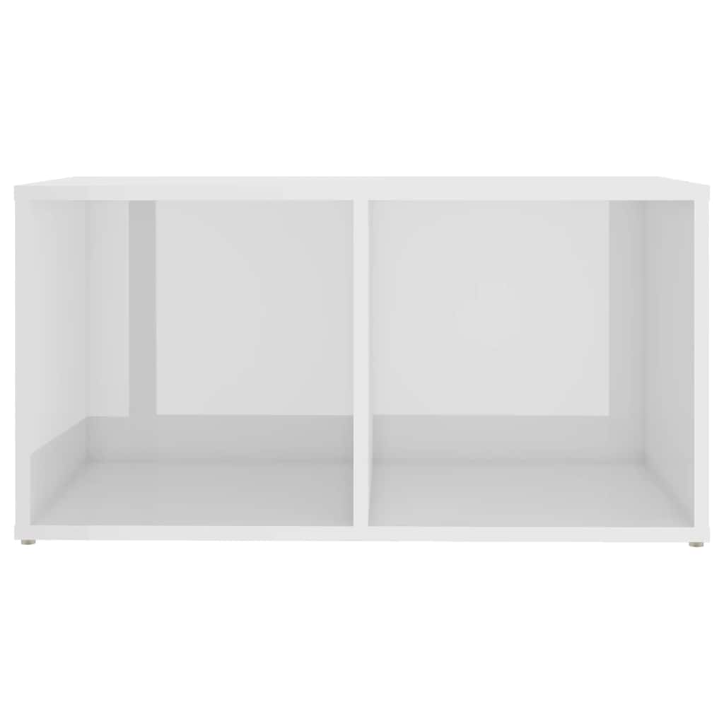 6-tlg. TV-Schrank-Set Hochglanz-Weiß Holzwerkstoff