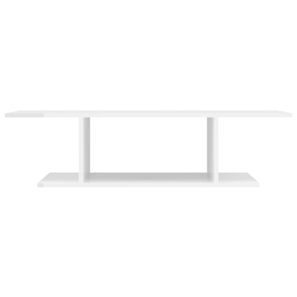 TV-Wandschrank Hochglanz-Weiß 103x30x26,5 cm