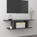 TV-Wandschrank Hochglanz-Grau 103x30x26,5 cm