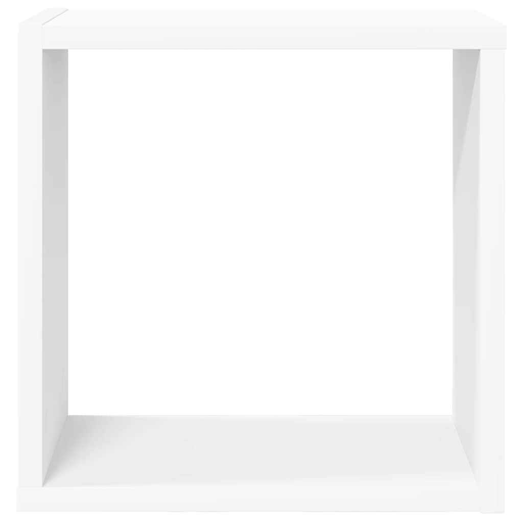 Würfelregale 2 Stk. Weiß 30x15x30 cm