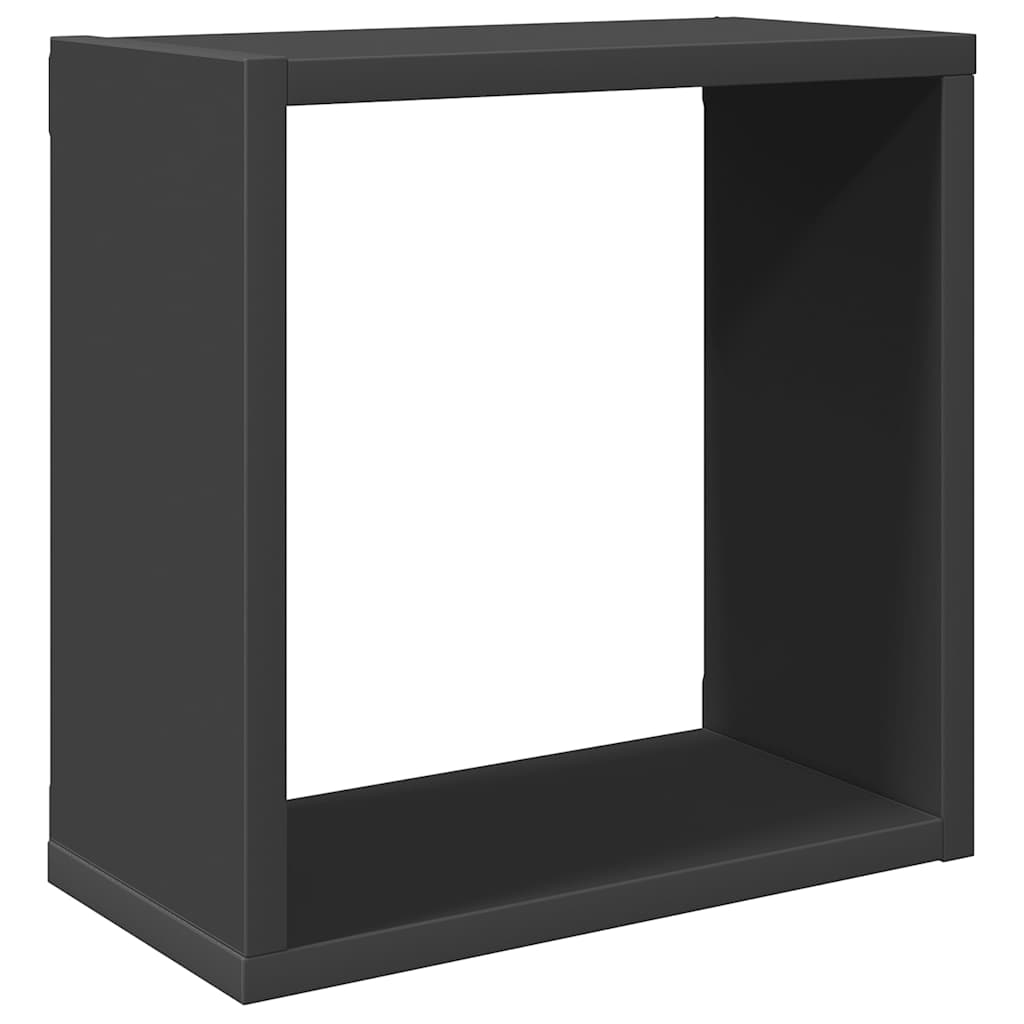 Würfelregale 4 Stk. Grau 30x15x30 cm