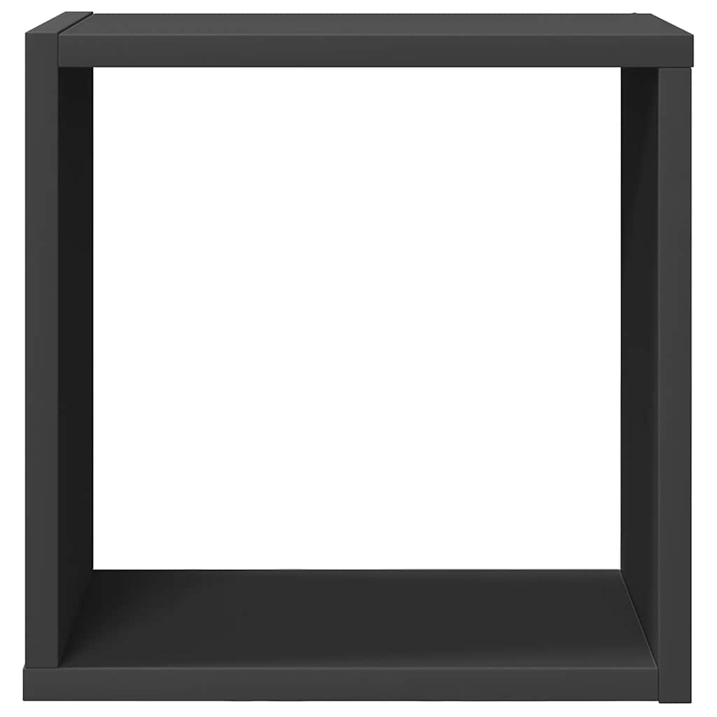 Würfelregale 4 Stk. Grau 30x15x30 cm