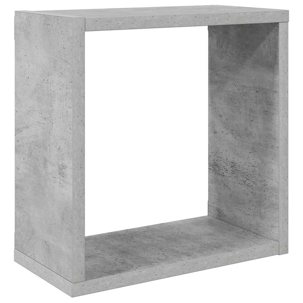 Würfelregale 4 Stk. Betongrau 30x15x30 cm