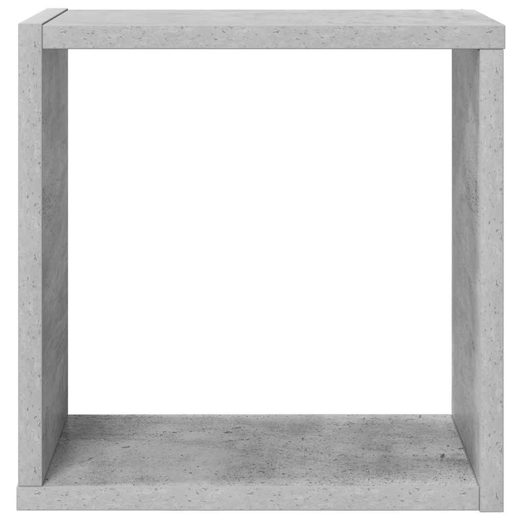 Würfelregale 4 Stk. Betongrau 30x15x30 cm