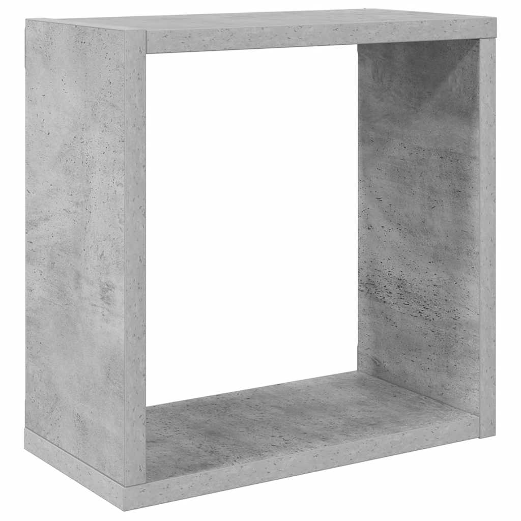 Würfelregale 6 Stk. Betongrau 30x15x30 cm