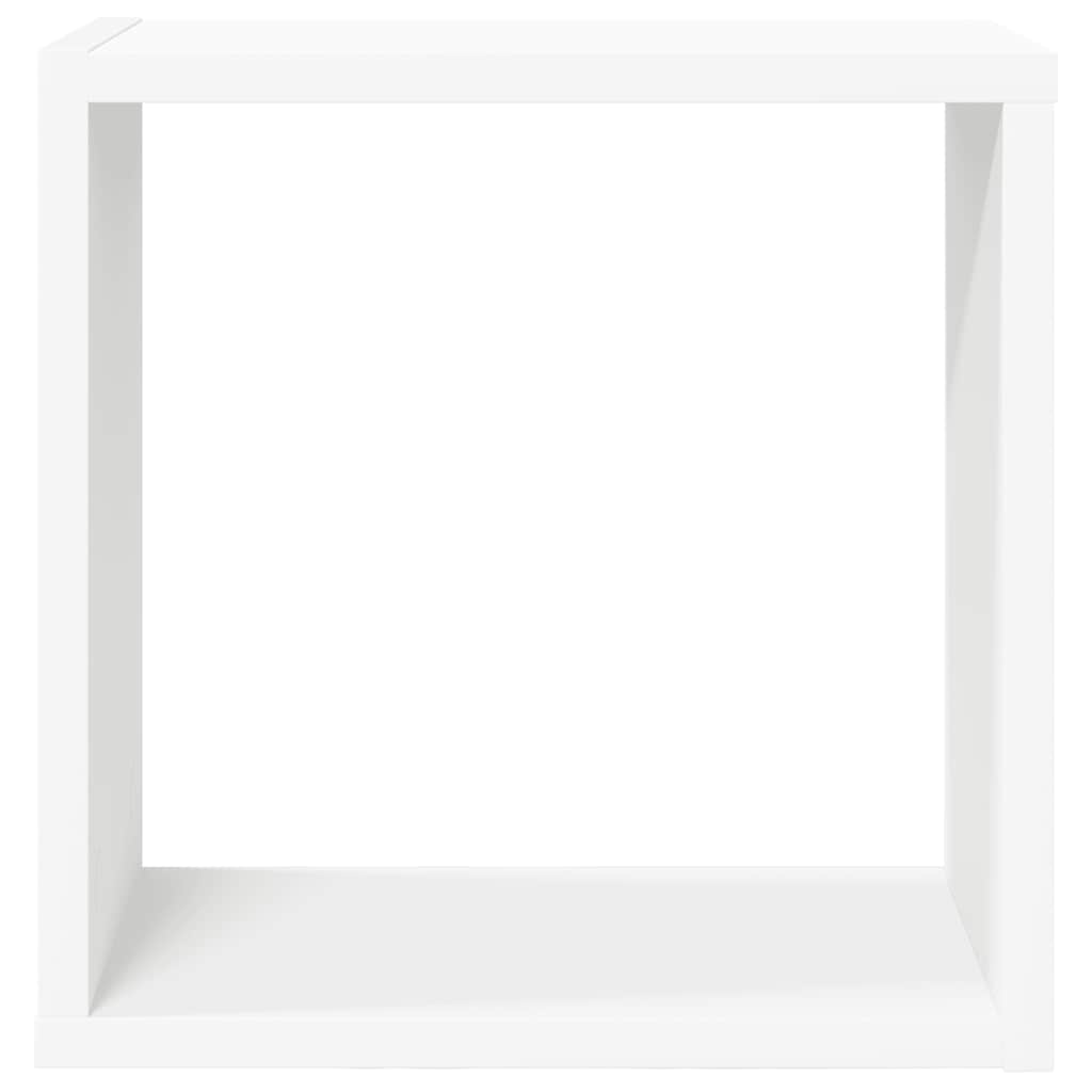 Würfelregale 4 Stk. Weiß und Sonoma-Eiche 30x15x30 cm
