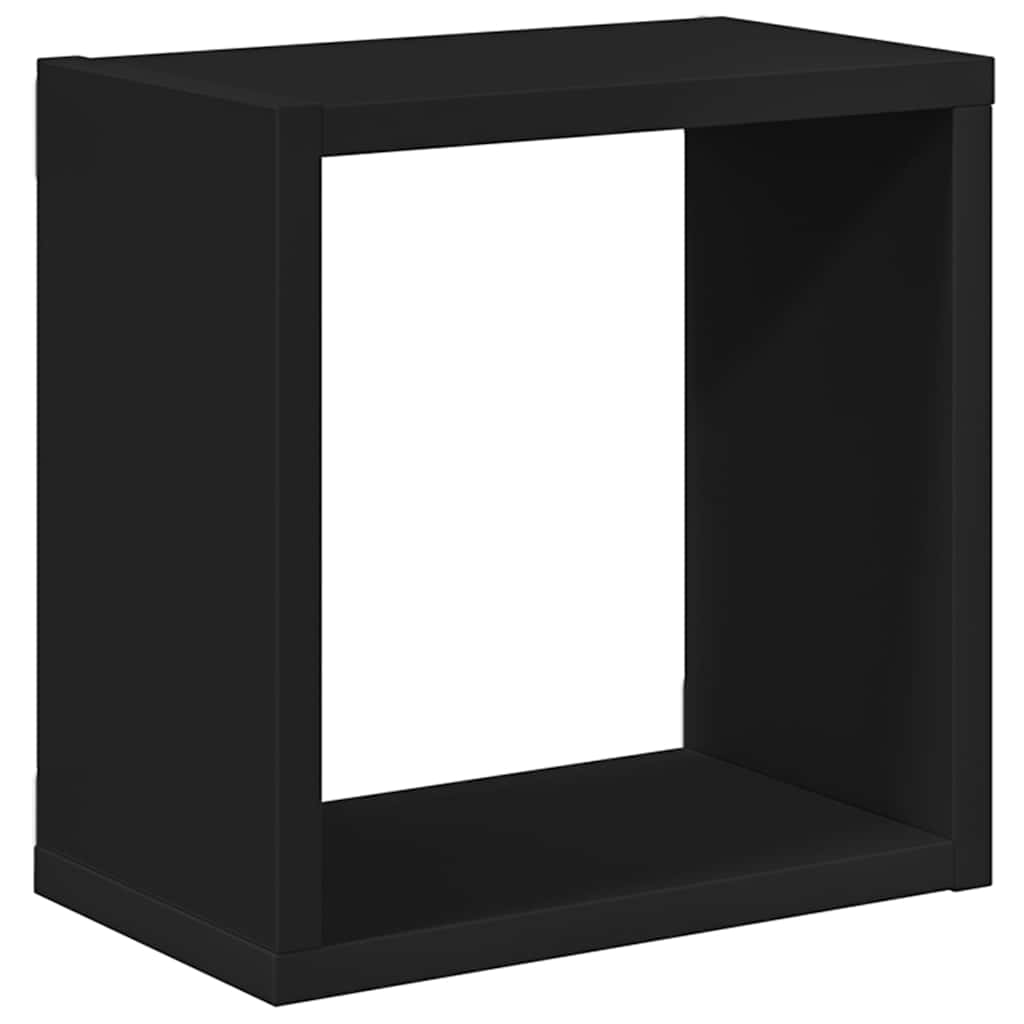 Würfelregale 6 Stk. Schwarz 26x15x26 cm