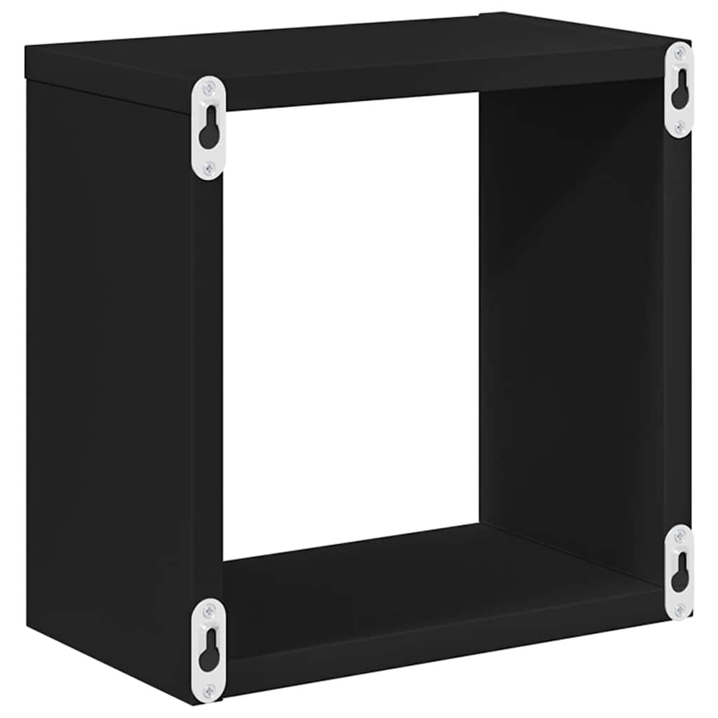 Würfelregale 6 Stk. Schwarz 26x15x26 cm