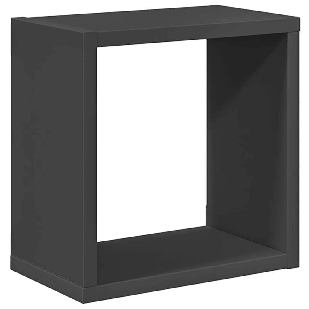 Würfelregale 6 Stk. Grau 26x15x26 cm