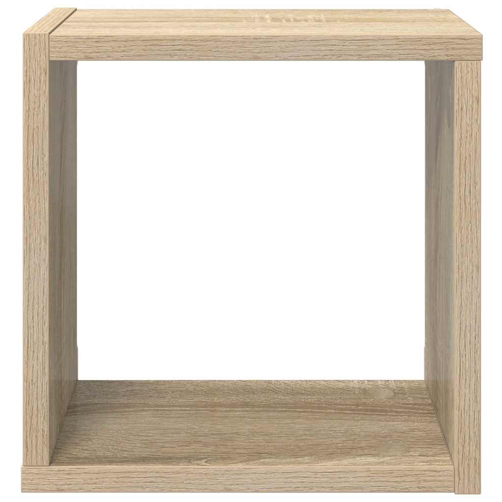 Würfelregale 2 Stk. Sonoma-Eiche 26x15x26 cm