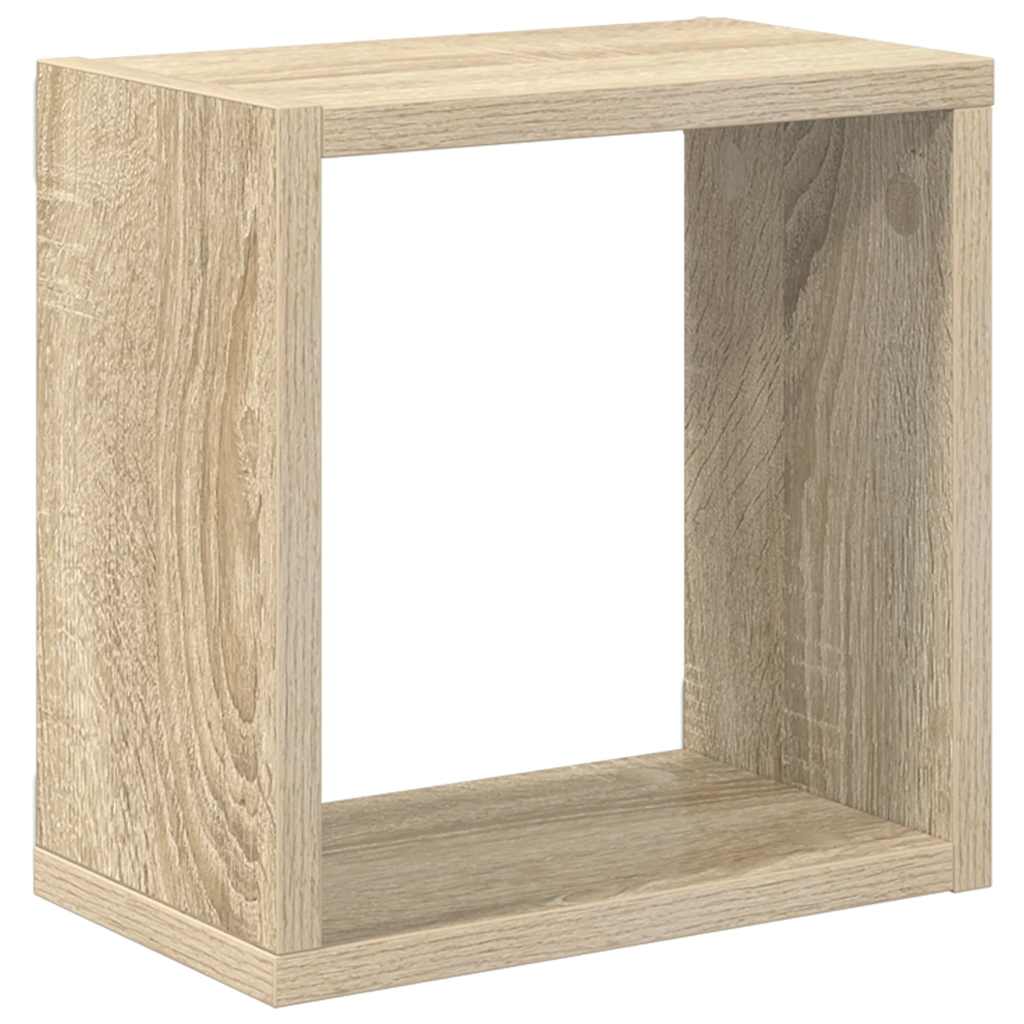 Würfelregale 6 Stk. Sonoma-Eiche 26x15x26 cm