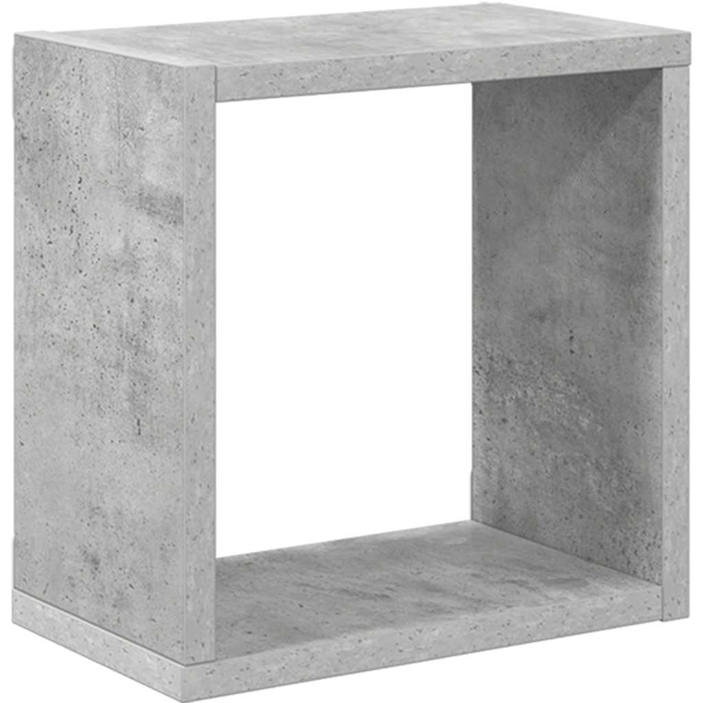 Würfelregale 4 Stk. Betongrau 26x15x26 cm
