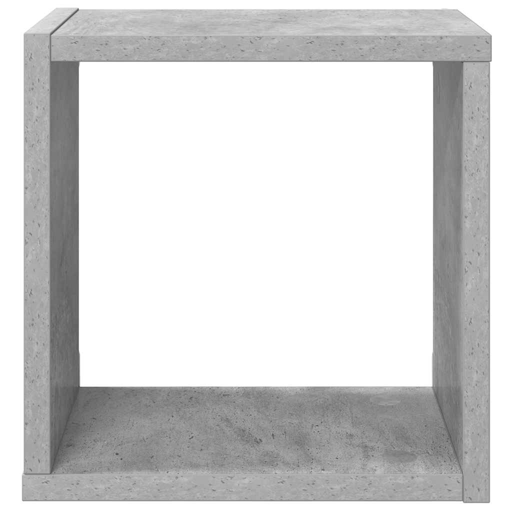 Würfelregale 4 Stk. Betongrau 26x15x26 cm