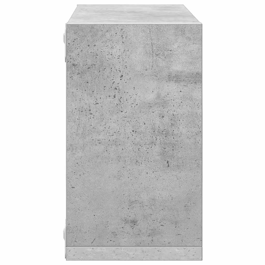 Würfelregale 6 Stk. Betongrau 26x15x26 cm